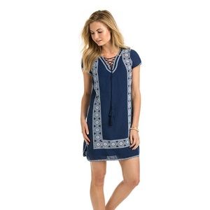 Vinyards Vine navy tunic dress